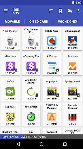 AppMgr Pro III (App 2 SD)