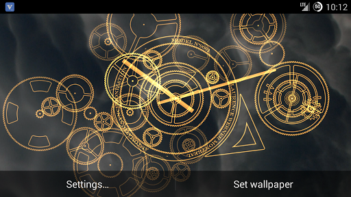 Clock Studio Live Wallpaper+