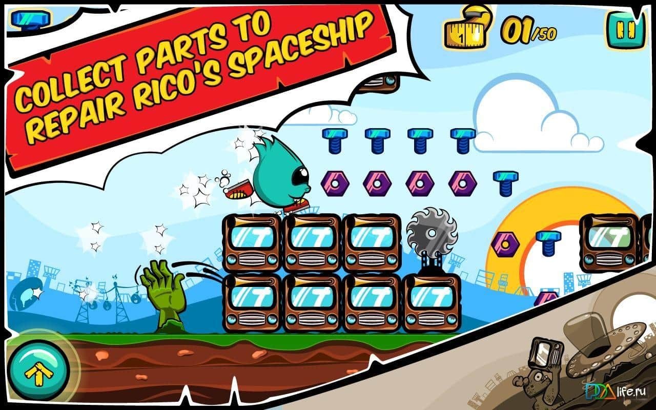 Angry Zombies vs Running Rico
