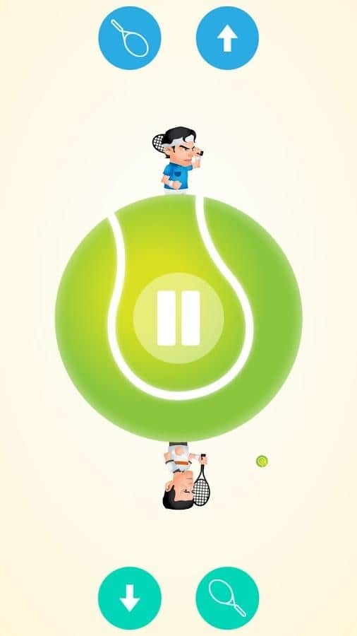 Circular Tennis 2 Player Games