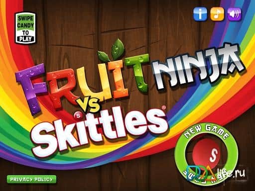 Fruit Ninja vs Skittles