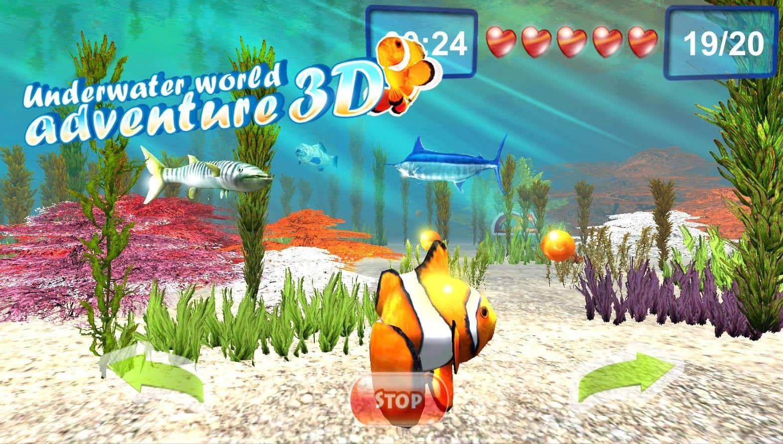 Подводный мир приключений 3D