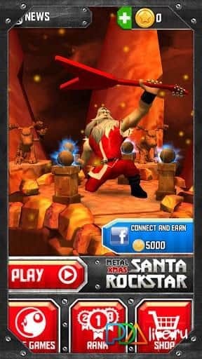 Santa Rockstar