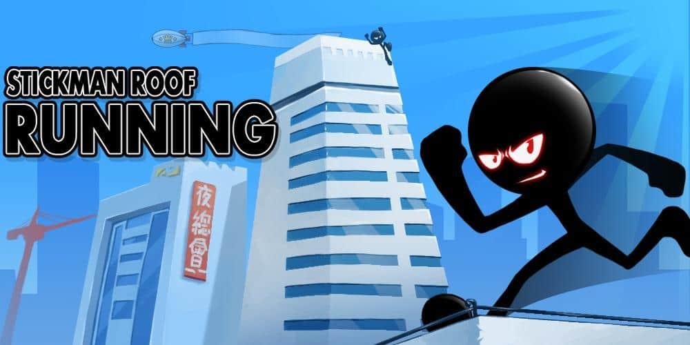 Stickman Roof Running