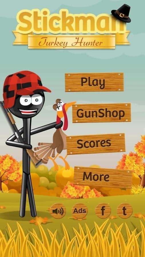 Stickman Turkey Hunter
