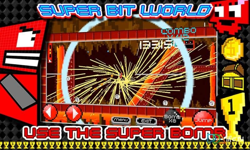 Super Bit World 2D Platformer