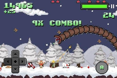 Super Mega Worm Vs Santa Saga