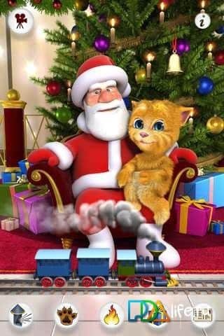 Talking Santa meets Ginger