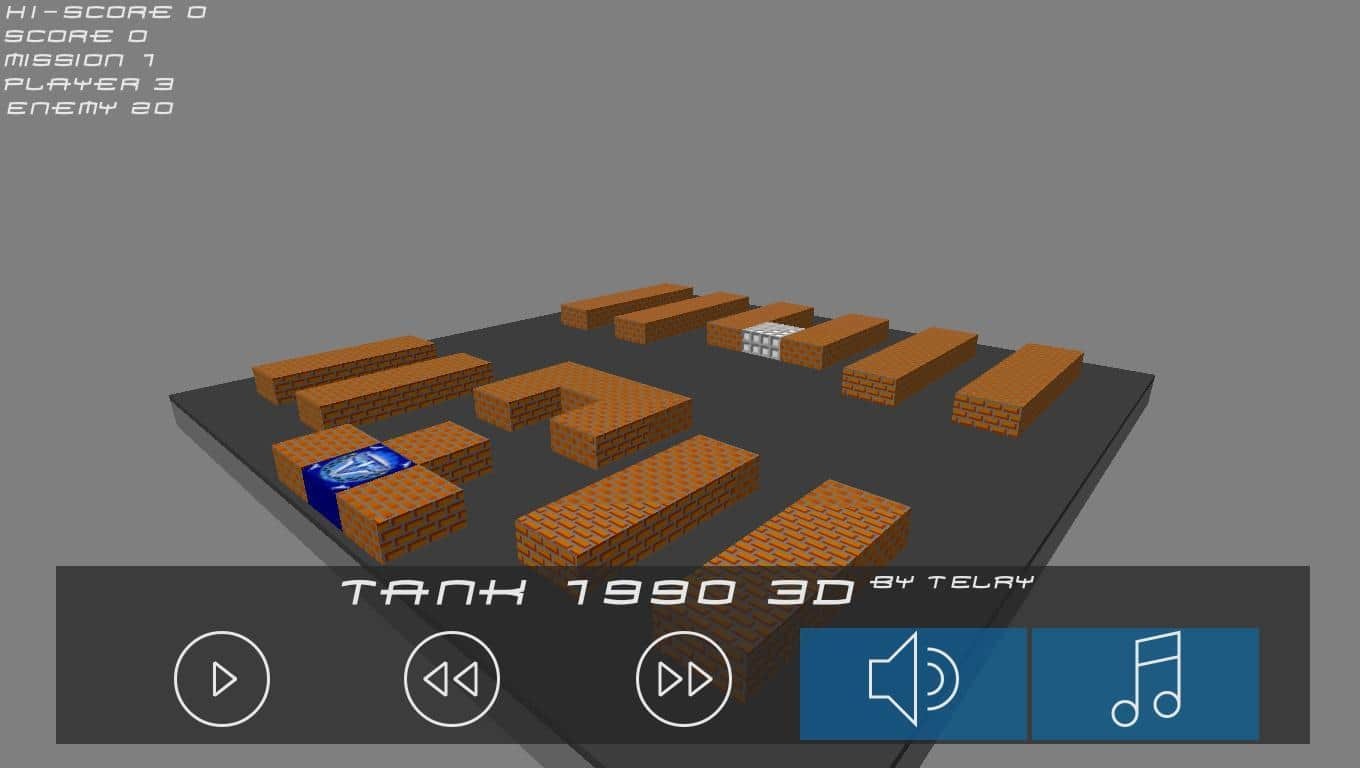 Tank 1990 3D (Battle City)