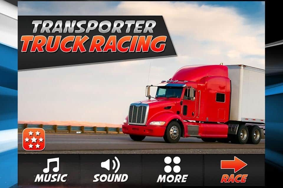 Transporter Monster Truck Race