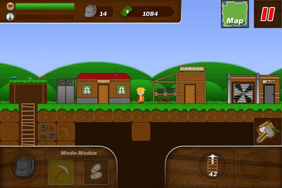 Treasure Miner - a mining game