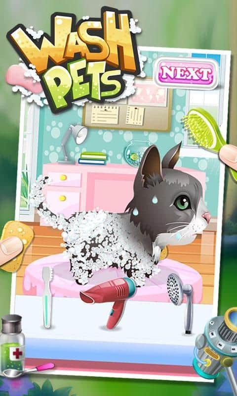 Wash Pets - kids games
