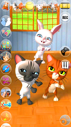 Говоря 3 Друзья Cats & Банни