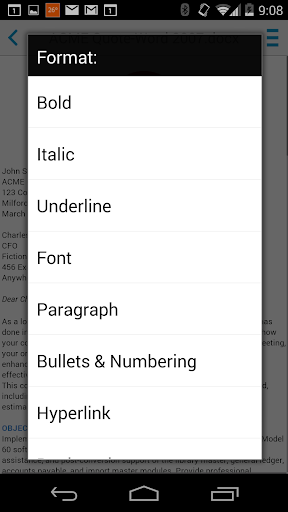 Docs To Go Office Suite
