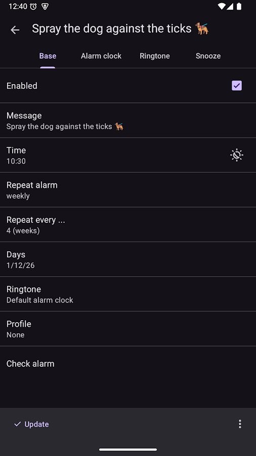 Alarm clock