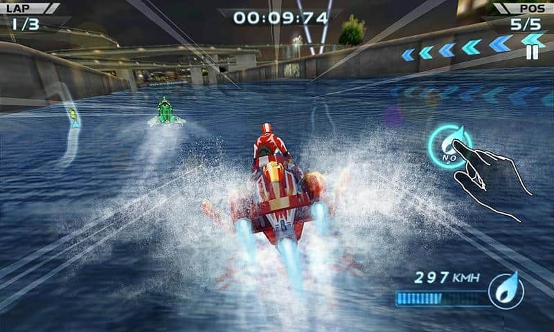 Гонки водных мотоциклов 3D