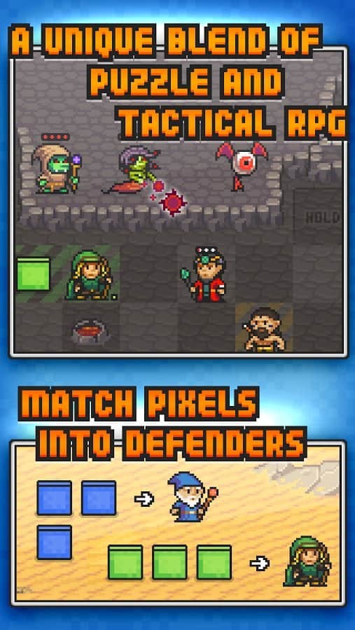 Pixel Defenders Puzzle