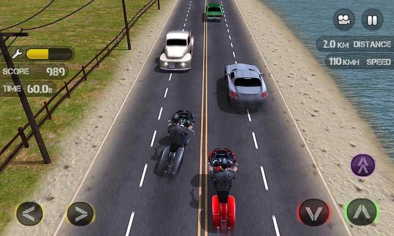 Race the Traffic Moto