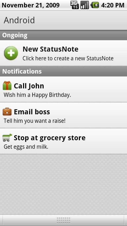 StatusNotes (Status Notes)