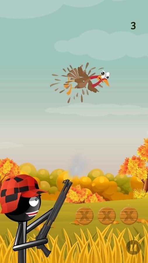 Stickman Turkey Hunter