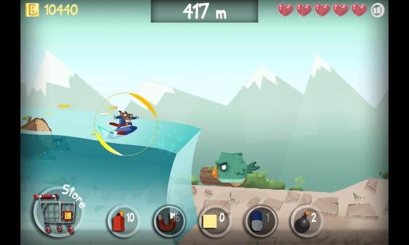 Surfing Beaver