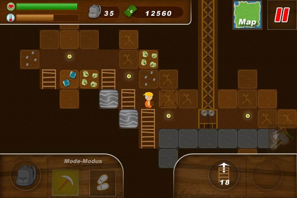 Treasure Miner - a mining game