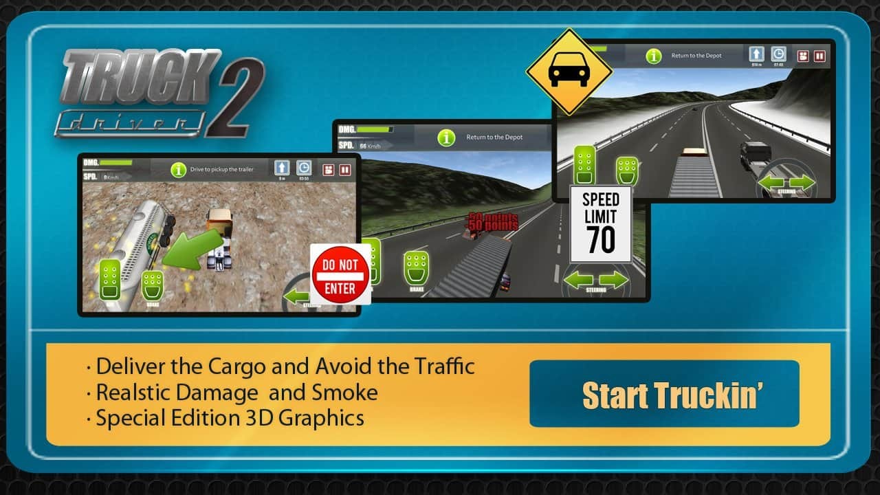 Truck Driver Highway Race 3D