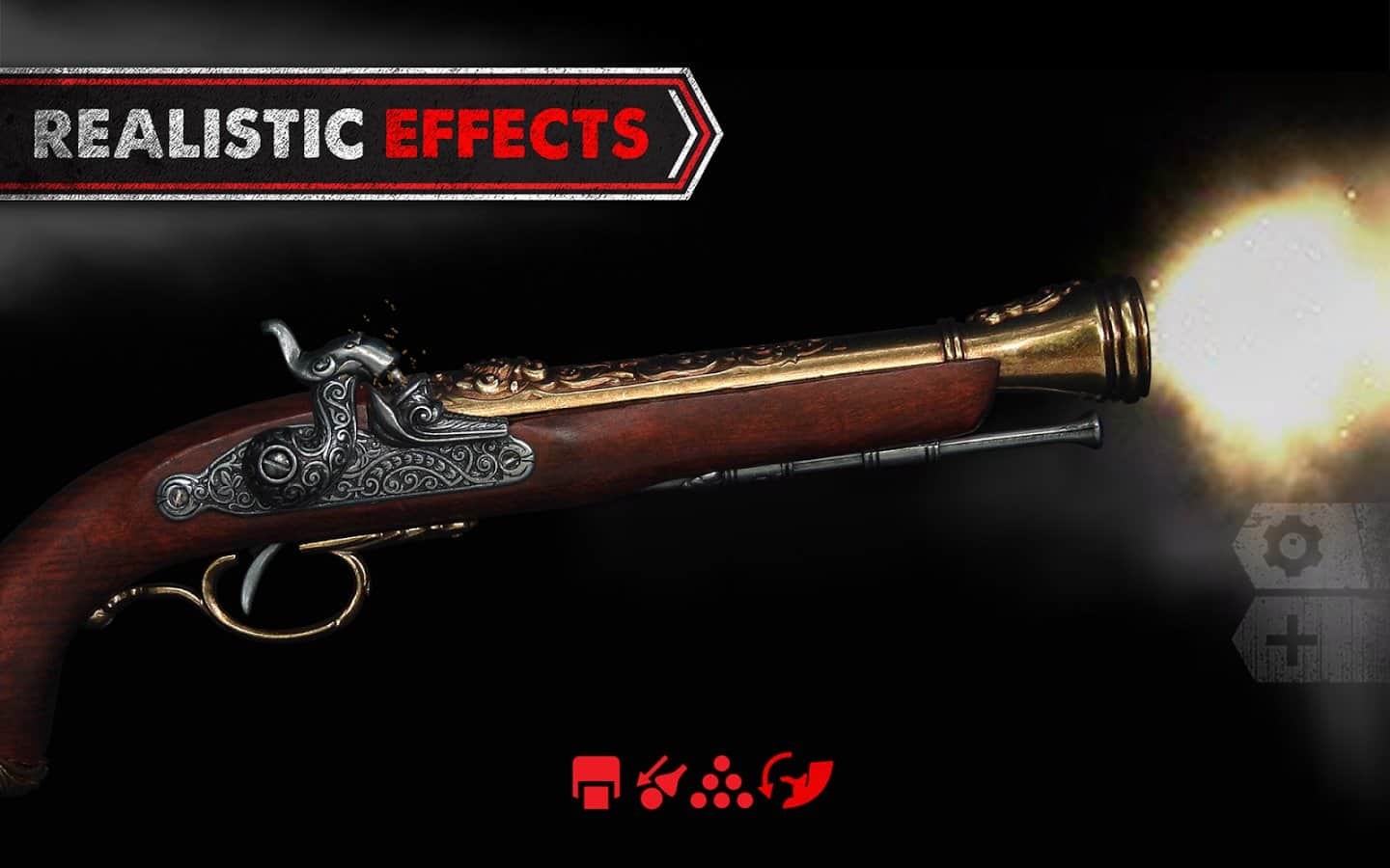 Weaphones Antiques Gun Sim