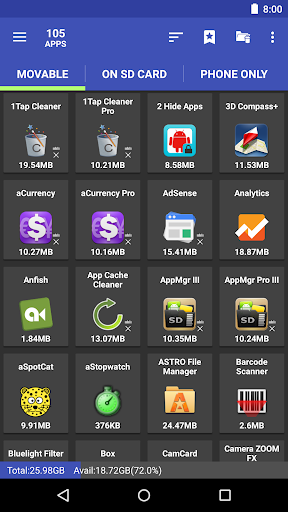 AppMgr Pro III (App 2 SD)