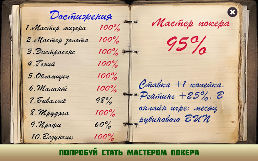 Карточная игра Расписной покер
