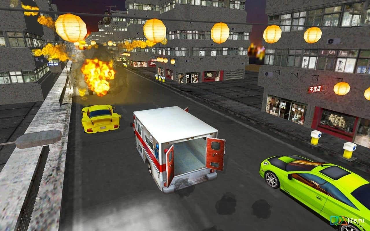 Ambulance Street Gun Racer