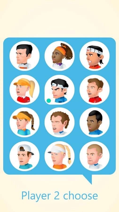 Circular Tennis 2 Player Games