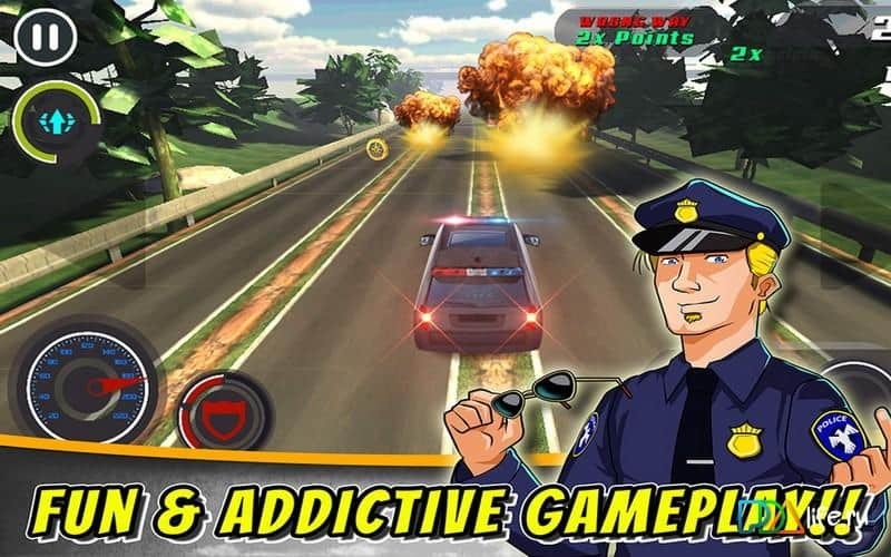 Cop Riot ! 3D Car Chase Race