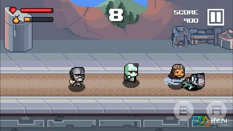 Dwarf King - Five Orcs Battle