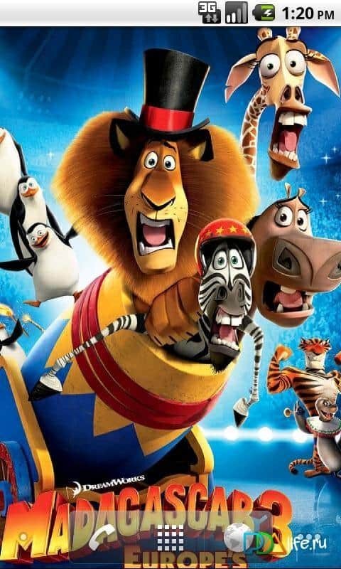 Madagascar 3 Live Wallpaper HD