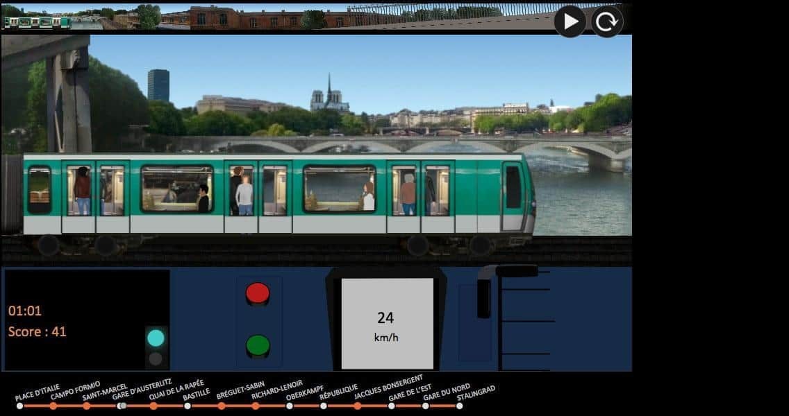 Paris Métro Simulator