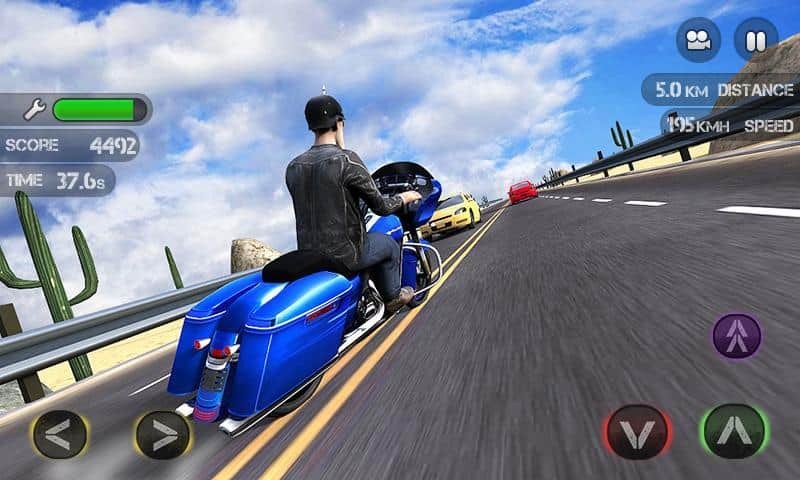 Race the Traffic Moto