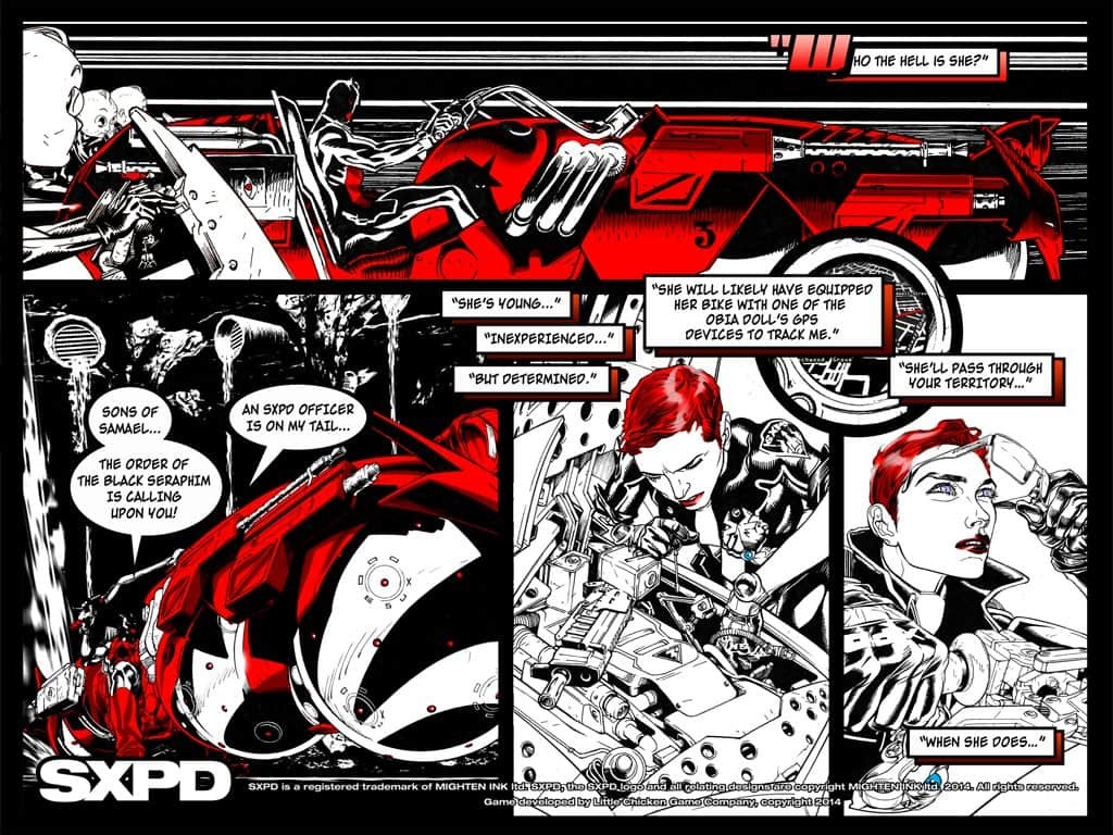 SXPD The Comicbook Game Hybrid