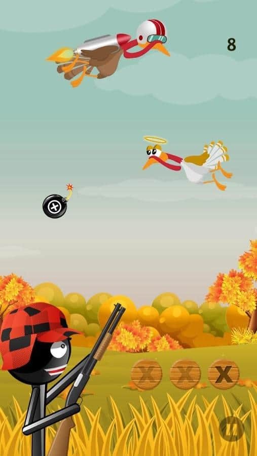 Stickman Turkey Hunter