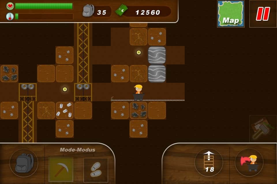 Treasure Miner - a mining game